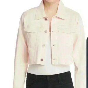 DL1961 Pastel pink denim jacket size xs (54)